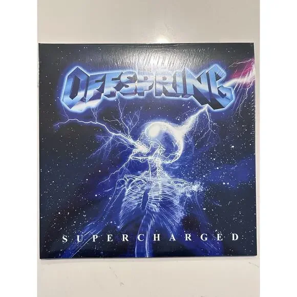 The Offspring SIGNED LP Supercharged LIMITED EDITION Iceberg Vinyl AUTOGRAPHED 1